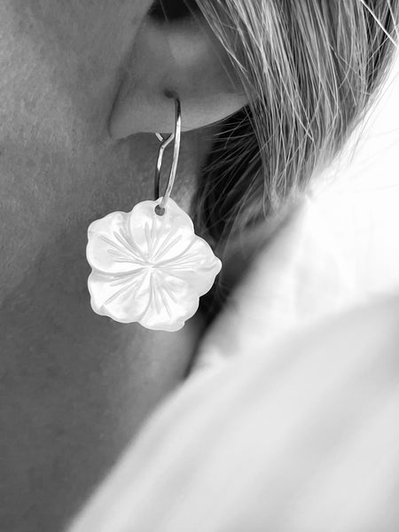 Boucles d’oreilles Hibiscus