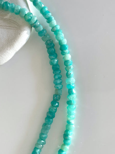 Collier Céleste amazonite