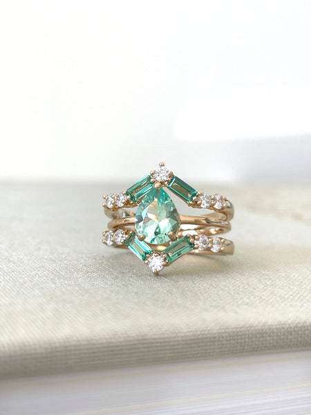 Bague Reine verte