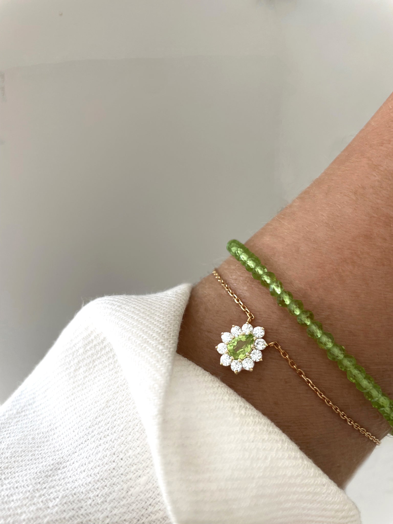 Bracelet Merveille péridot