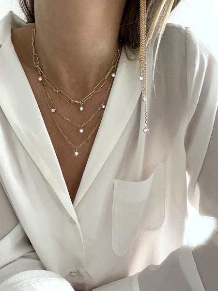 Long Sparkling Necklace